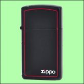 Isqueiro Zippo Genuíno - Preto e Vermelho